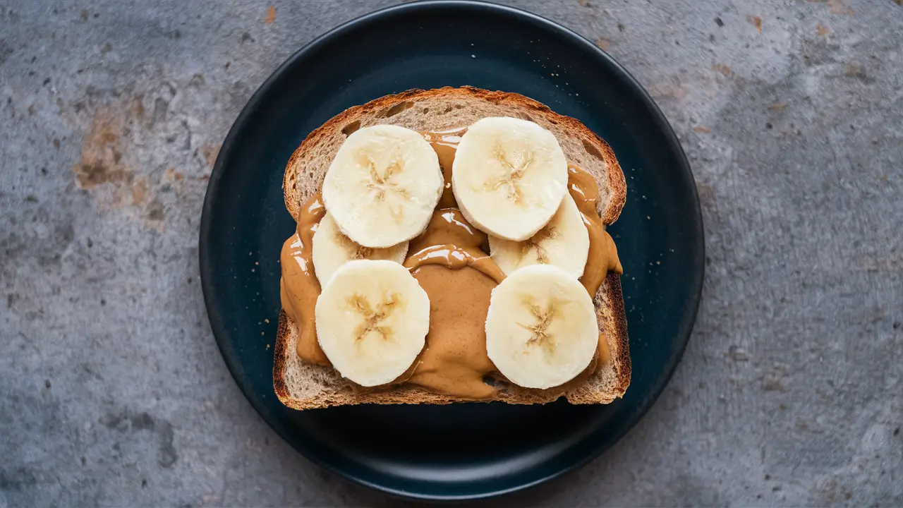  Peanut Butter and Banana Toast