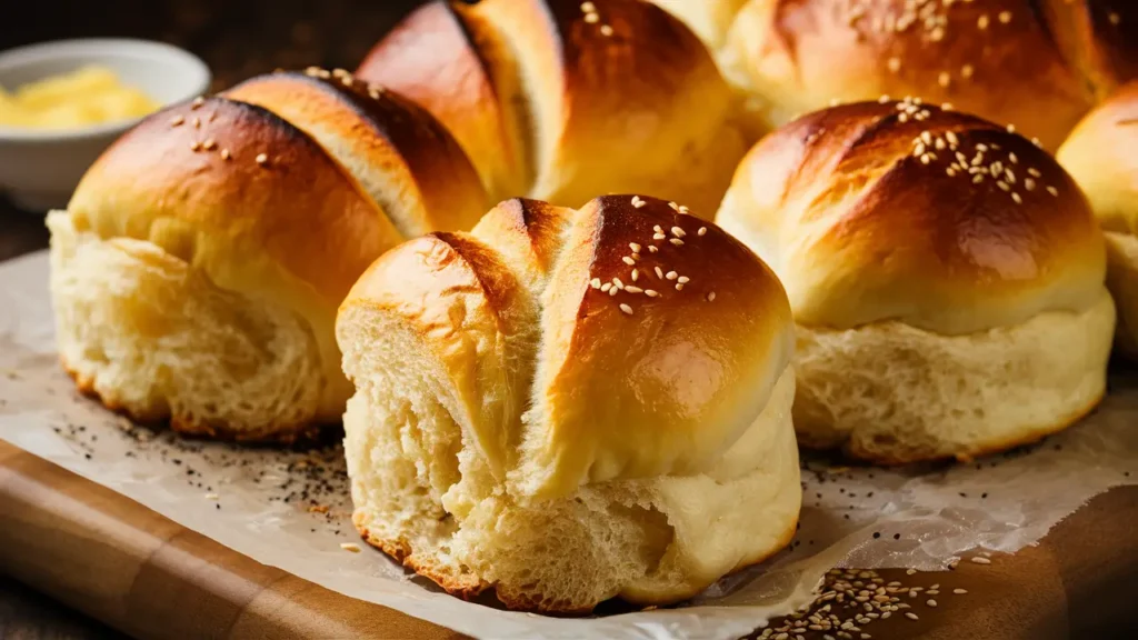 Sourdough dinner rolls