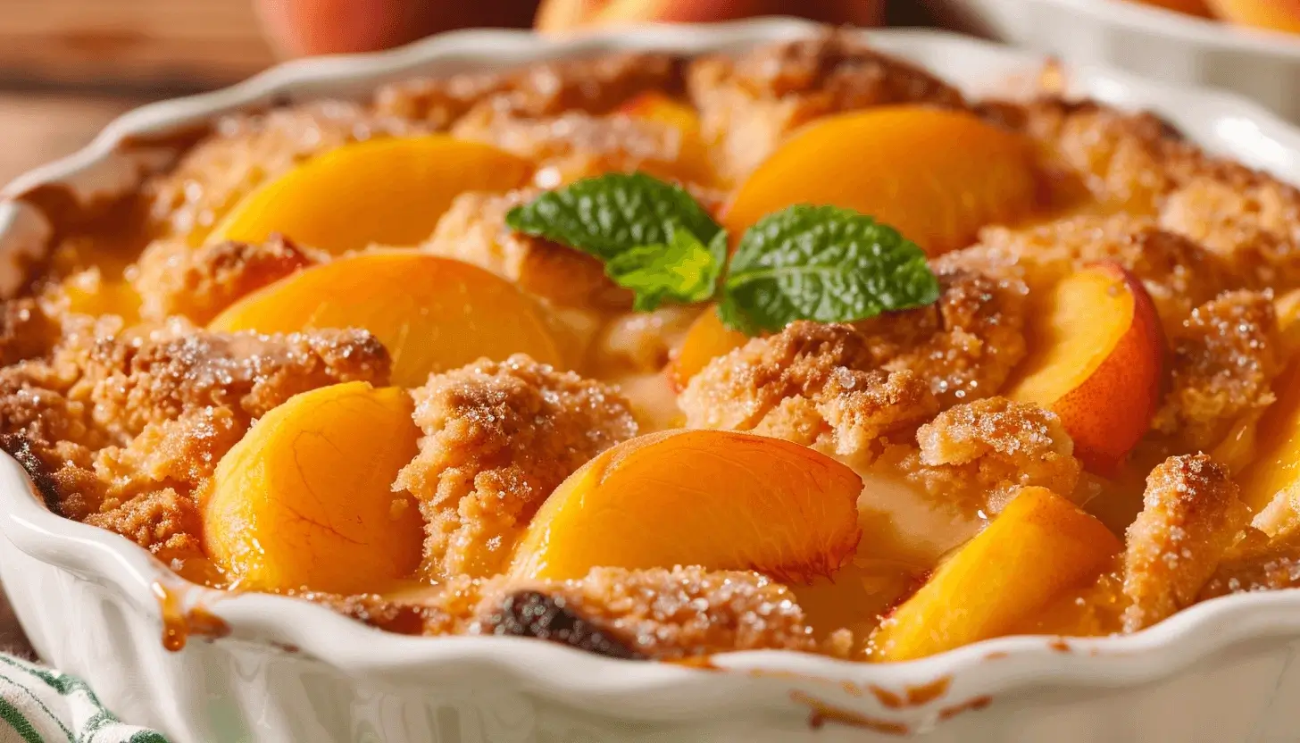 peach cobbler 