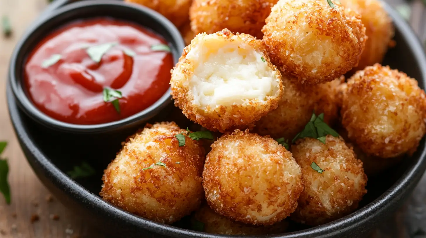 Easy Fried Cheese Bites