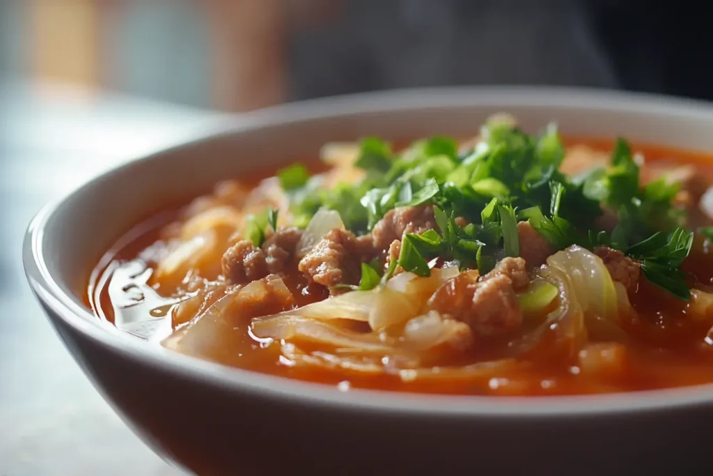 CABBAGE ROLL SOUP