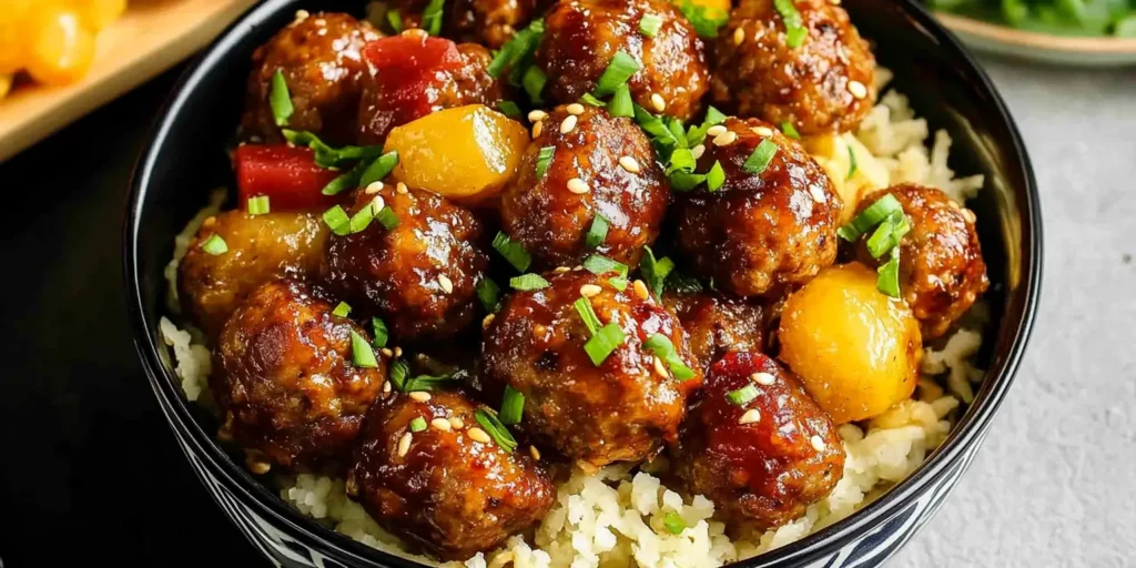 HAWAIIAN MEATBALLS-RECIPE