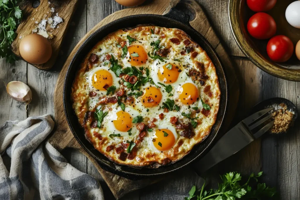 Crunchy Tortilla Breakfast Eggs