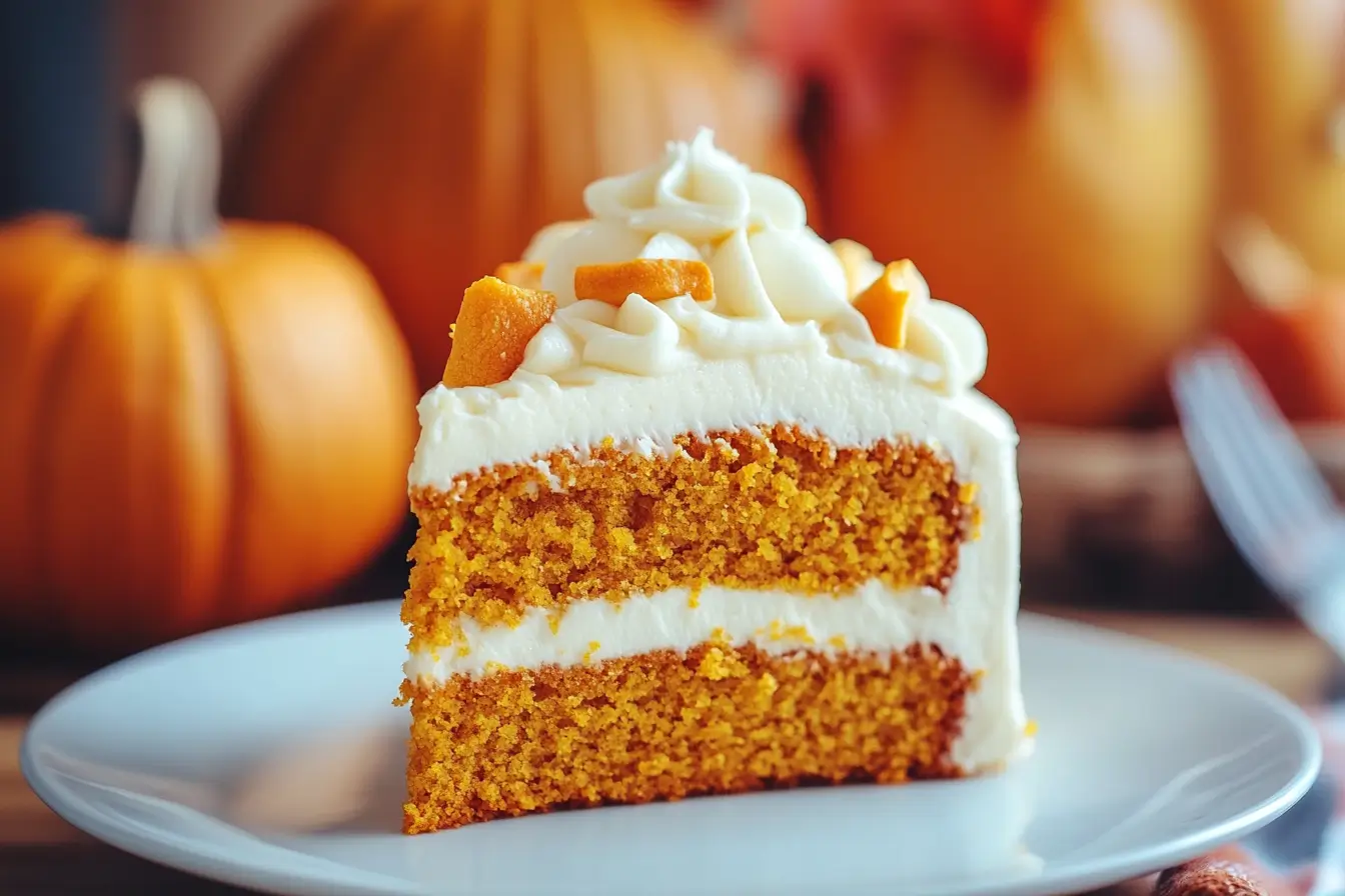 pumpkin cake cream cheese frosting