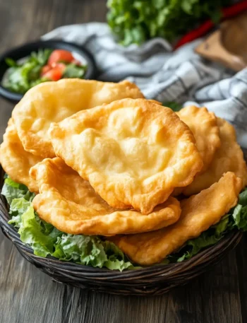 fry bread recipe fluffy homemade fry bread on plate