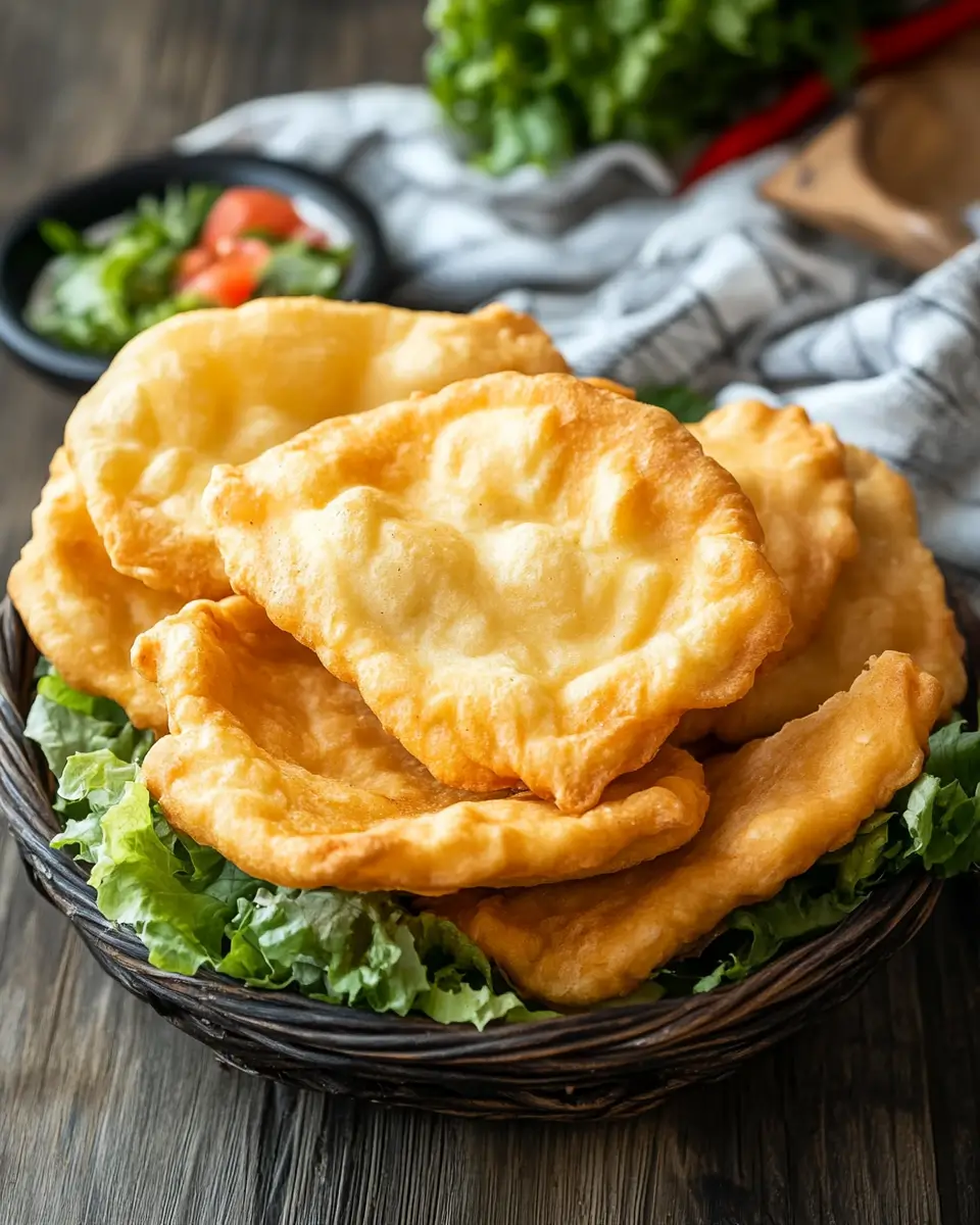 fry bread recipe fluffy homemade fry bread on plate