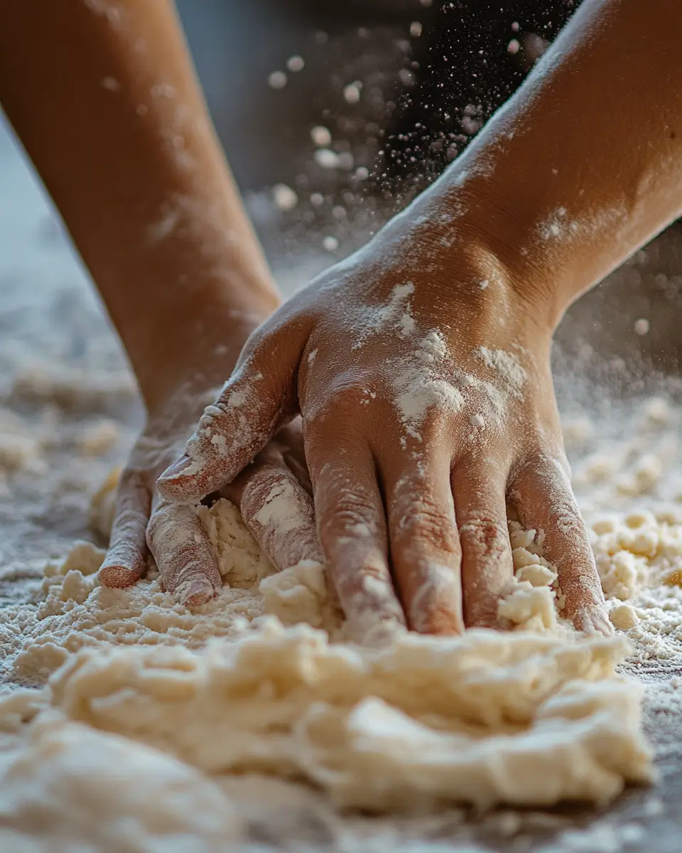 fry bread recipe dough preparation step