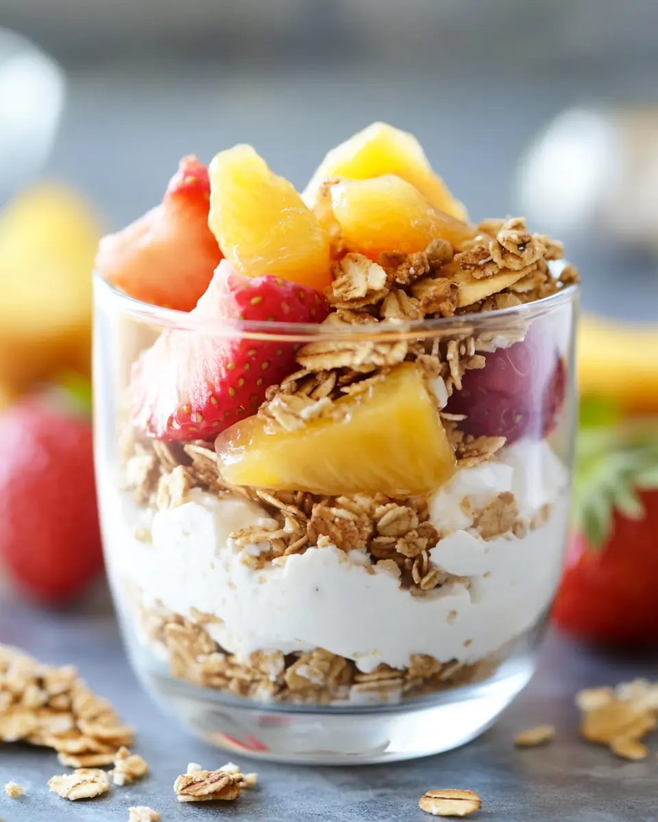 lactose free cottage cheese breakfast parfait