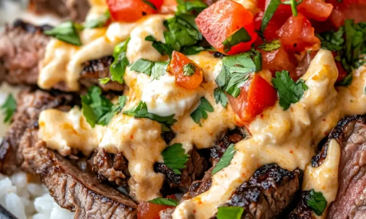 steak queso rice recipe