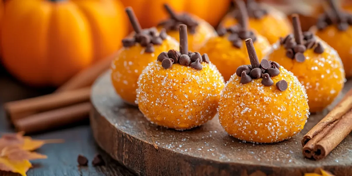 Pumpkin Cheesecake Truffles