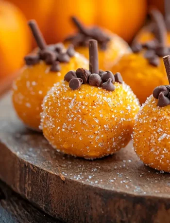 Pumpkin Cheesecake Truffles