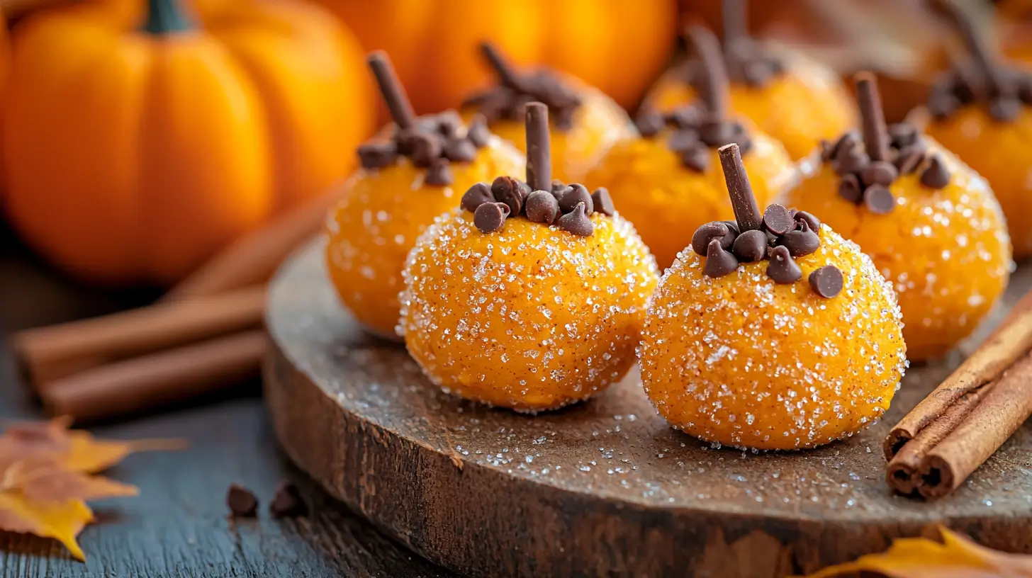 Pumpkin Cheesecake Truffles