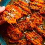 crispy smashed carrots