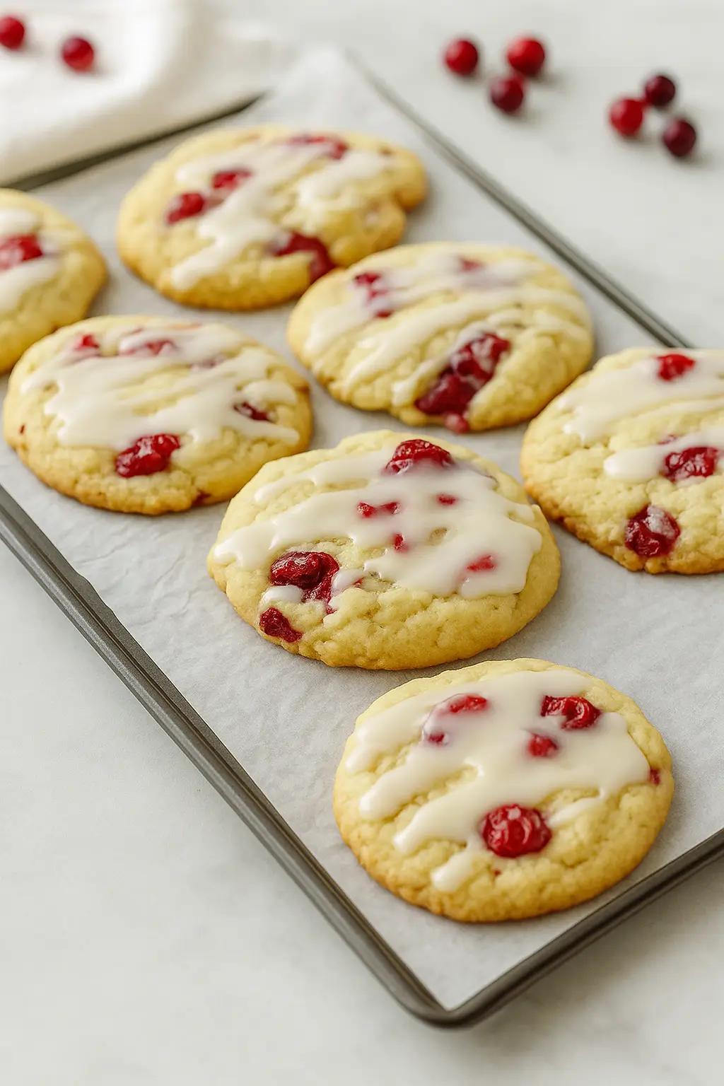 Christmas Cranberry Orange Cookies