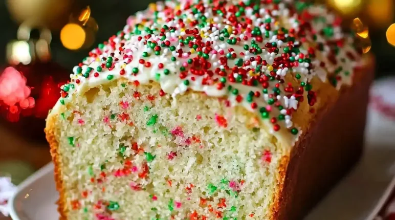 Christmas Sprinkle Buttermilk Bread