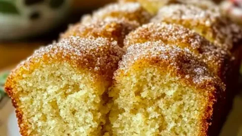 spiced apple cider donut loaf