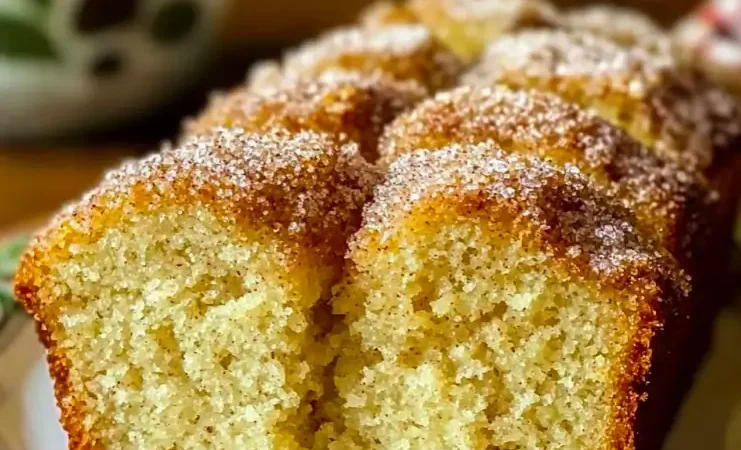 spiced apple cider donut loaf