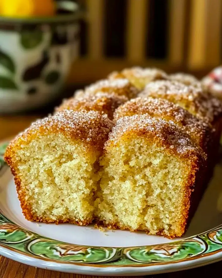 spiced apple cider donut loaf