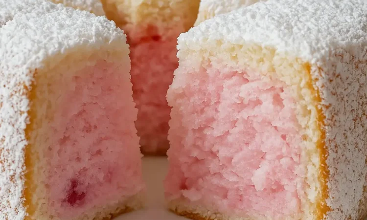 Raspberry Angel Food Cake