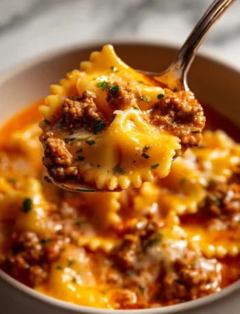 One Pot Lasagna Soup